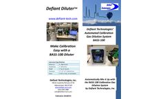 Defiant - Model BASS-100 Diluter - Automated Calibration Gas Dilution System - Brochure