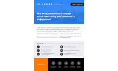 Casper Noise - Internal Noise Management Tool for Airports - Brochure