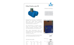 Model PE ( 10066 + 10067 + 10068 ) - Filter Tanks Brochure