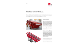 JOEST - Model OSCILLA - Flip-Flow-Screen - Brochure