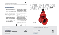 4`-20` Resilient Wedge Gate Valve Brochure