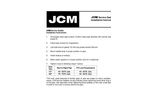 JCM - 401 - Single Strap Service Saddle - Installation Instructions