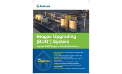 Biogas Upgrading (BUG) System & RNG - Brochure