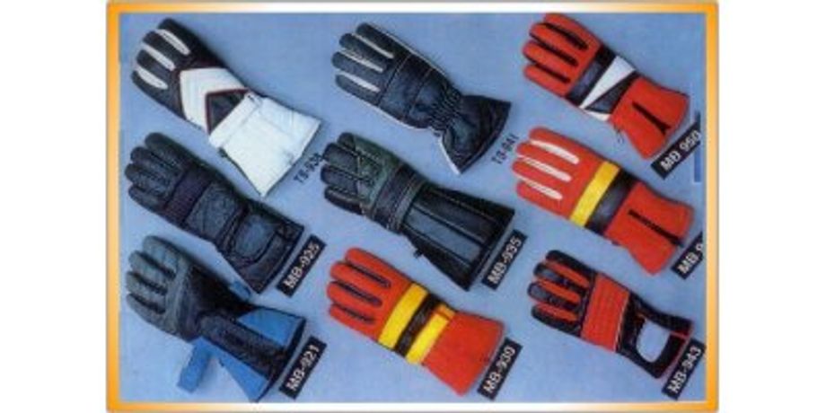 Model Size XL, L, M, S - Motor Bike Leather Gloves All Made of Cow & Sheep Leather