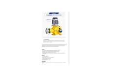 Ligao - Model JSZ Series - High Performance Plunger Dosing Pump Brochure