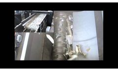 Single Shaft Shredder (XK Hydraulic) for Aluminum Profiles Recycling - Forrec Recycling - Video