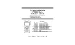 XP-3000II Series - Portable Gas Detector - Instruction Manual