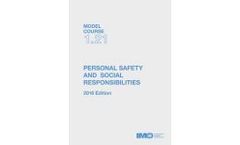 Model course: Personal Safety and Social Responsibilities, 2016 Edition