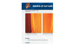 Model GLSF - Min-Emissions Jet Flat Flame Gas Burner - Brochure