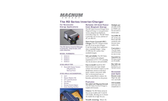 Magnum RD3924 Inverter/Charger Specification Sheets