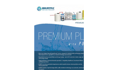 Premium - Model Plus - Laundry Water Recycle System with Purify Brochure