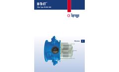 Taprogge - Model PR-BW 400 - Cooling Water Debris Filter - Brochure