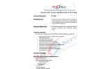 Diesel Power Generating Maintenance & Troubleshooting Course Brochure