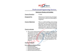 Maintenance Planning and Scheduling Course Brochure