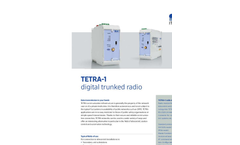 TETRA - Model 1 - Autonomous Data Transmission System Brochure