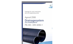 AGROSIL 2500 Drainage Pipe- Brochure