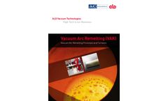 ALD - Vacuum Arc Remelting Furnaces (VAR) - Brochure