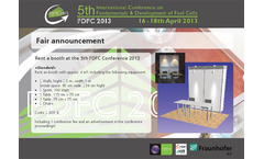 5th International Conference on Fundamentals & Development of Fuel Cells (FDFC) - Fair Announcement