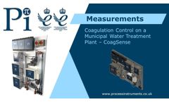 How to Control Coagulation in a Municipal Water Treatment Plant - Measurements - CoagSense - Video