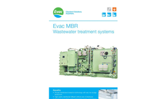 Evac - Model MBR - Membrane Bioreactor, Biological Wastewater Treatment Systems - Brochure