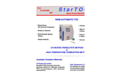 Semi - Automatic High Temp Combustion and UV/Persulfate Brochure