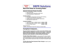 DBPR Solutions - New EPA Rules for Drinking Water -  Tech Documents