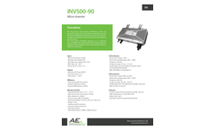 AEconversion - Model INV500-90 - Micro-Inverter for Photovoltaic - Datasheet