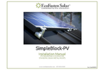 SimpleBlock - Model PV - Rail-Free Racking System - Manual
