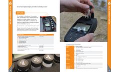Trace2o - Model HTTURB - Small and Lightweight Portable Turbidity Meter  - Brochure