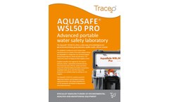 Aquasafe WSL50 Pro- Advanced portable  water safety laboratory - Brochure