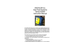 Model 2000 Series - Gas Feeders Systems - Operation Manual