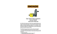 Enchlor - 3000 Series - Gas Feed Systems - Operation Manual