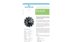 Warden Biomedia - Model Bioball - Biological Filter Media - Brochure