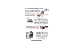 Concept Clean Room Solutions Brochure