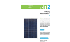 Polycrystalline Photovoltaic Module QJP165-54---QJP195-54