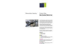 PV Wafer Matrix-Sorter Module Brochure