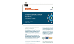Stakeholder Engagement Essentials Brochure