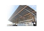 2 In 1 - Solar Station & Roof for Parking Lots