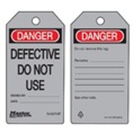 Model S4007MT - Guardian Extreme Safety Tags - Metal Detectable
