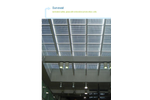 Laminated Safety Glass with Embedded Photovoltaic Cells-Sunewat