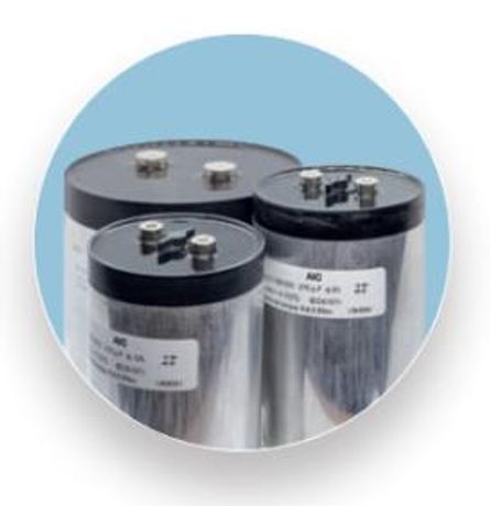 AIC - Model MLC - Screw Terminal Cylindrically-Shaped Metallized Polypropylene Film Capacitors