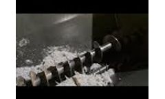 WBJ DB20 Metal briquetting press machine for aluminum with square briquettes - Video