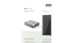 Akasystem AKR - Model POC - Battery Systems Brochure