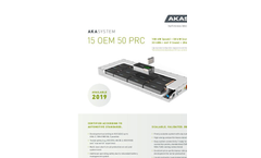 Akasol - Model 15 OEM 50 PRC - Lithium Ion Battery Systems Brochure