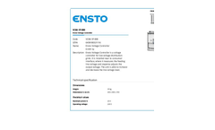 Ensto - Model VC6K-1P-000 - Voltage Controller Brochure
