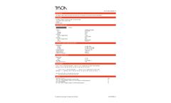 Byson - Model 6352D - Photovoltaic Cables - Brochure