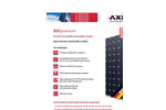 AXIpremium - 60-Cell Monocrystalline Solar Module Brochure