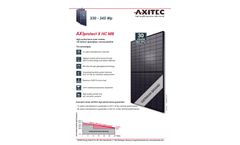 AXIprotect - Model X HC MB - 330 - 345 Wp - Monocrystalline Solar Module - Datasheet