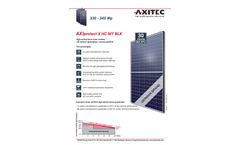 AXIprotect - Model X HC MT BLK - 330 - 345 Wp - Monocrystalline Solar Module - Datasheet
