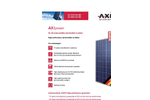 AXIpower - 48-Cell Polycrystalline Solar Module– Brochure